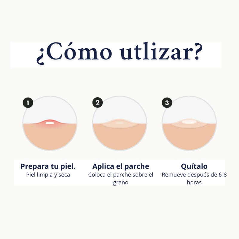 Parches Anti Acné Invisibles – Combate Brotes Mientras Duermes