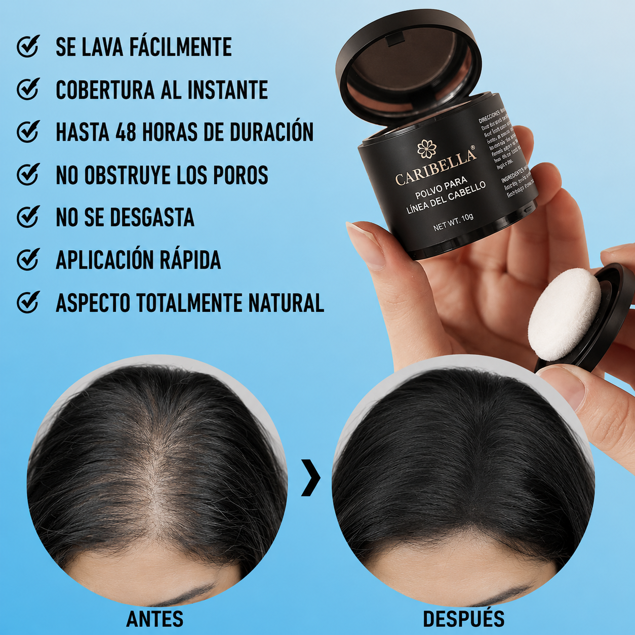 Fibra Capilar - Densidad Natural Instantáneo