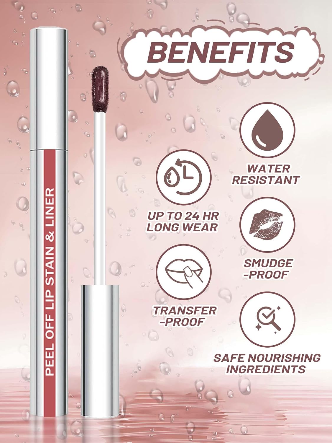 Tinta Para Labios - Labial y delineador