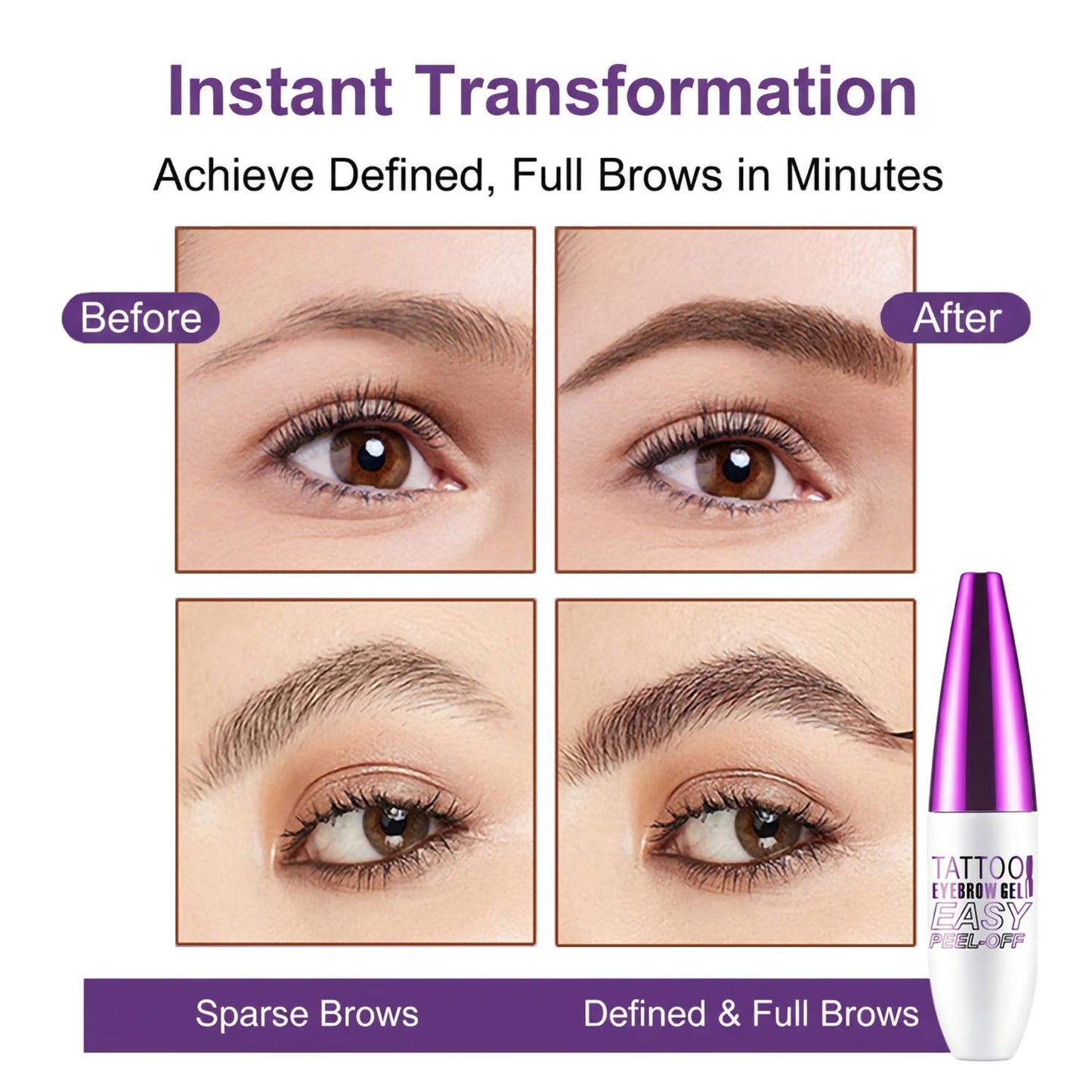 Tinte para Cejas - Perfectas Rápidas y Naturales